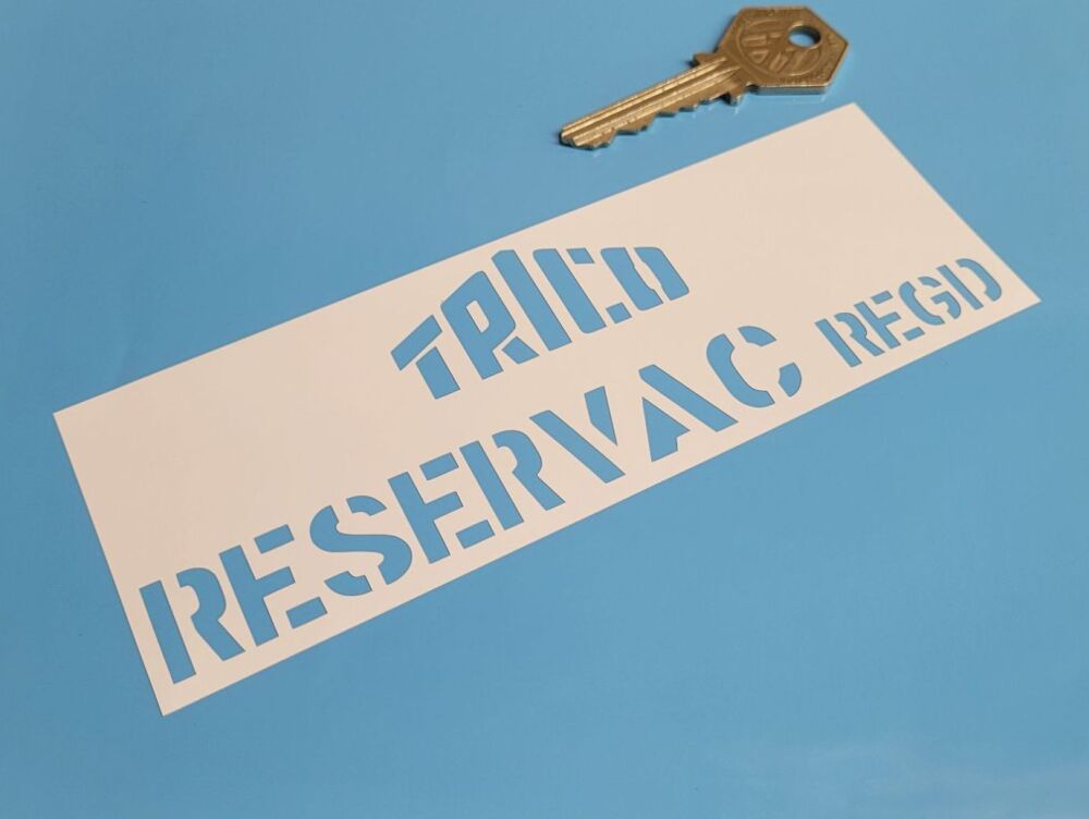 Trico Reservac Regd Stencil Sticker - 6