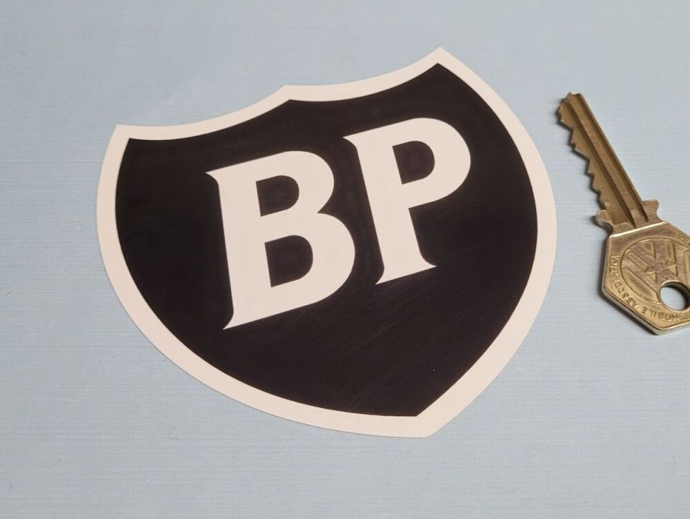 BP Black & White Shield Stickers - 4