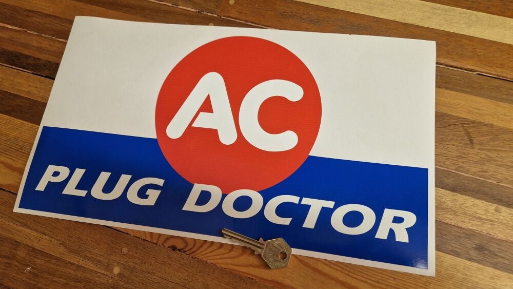 AC Plug Doctor Sticker 14.5" - Slight Second 187