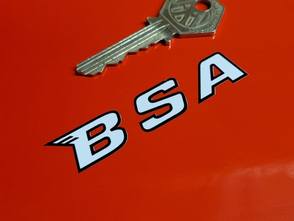 BSA Text for Star Rider Stickers - 3" Pair
