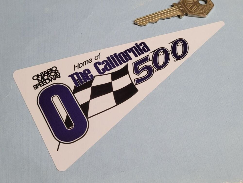 Ontario Motor Speedway, Home of The California 500 Sticker - 6"