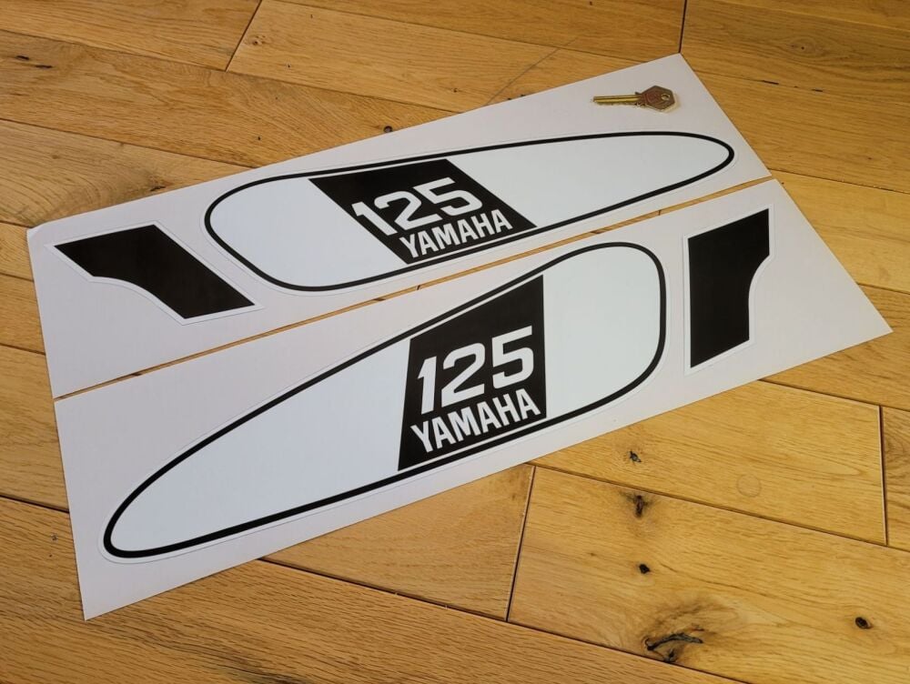 Yamaha ST 125 Tank Panel Sticker Set