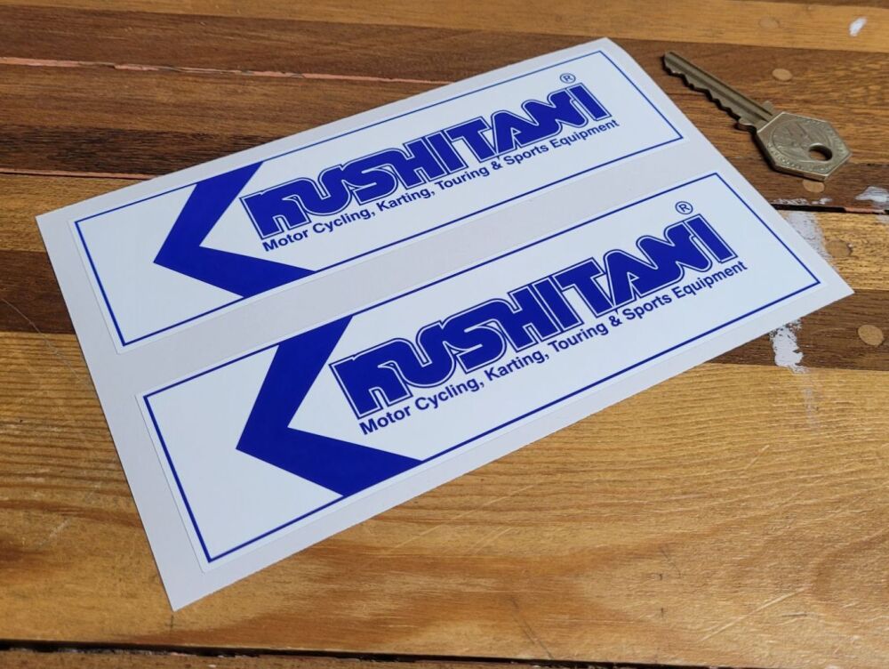 Kushitani Sports Equipment Stickers - 6.5" Pair
