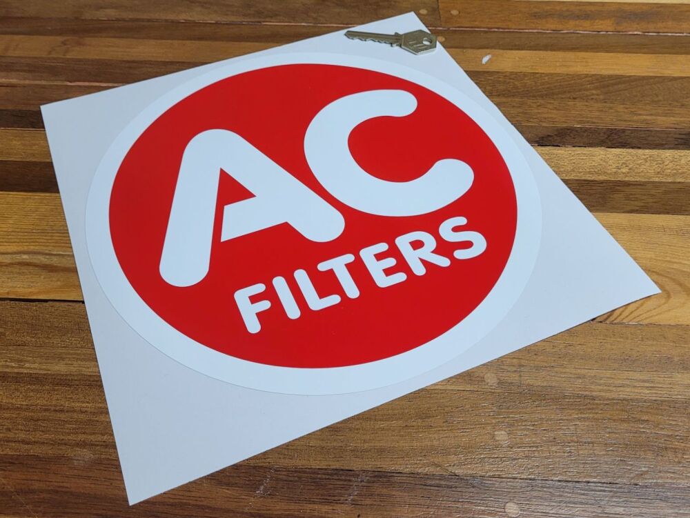 AC Filters Circular Sticker - 9.75