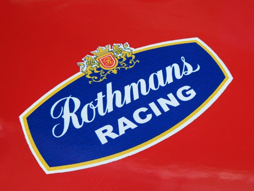 Rothmans Racing Sticker - 8", 10" or 12"