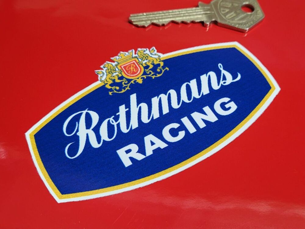 Rothmans Racing Stickers - 4" or 6" Pair