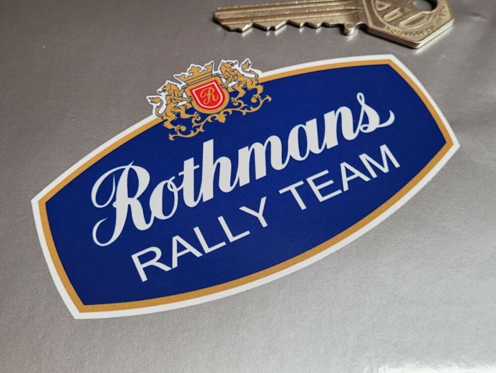 Rothmans Rally Team Stickers - 4" Pair