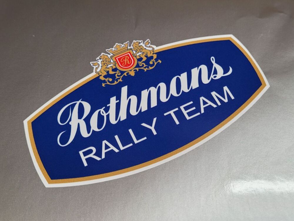 Rothmans Rally Team Sticker - 8", 10", or 12"