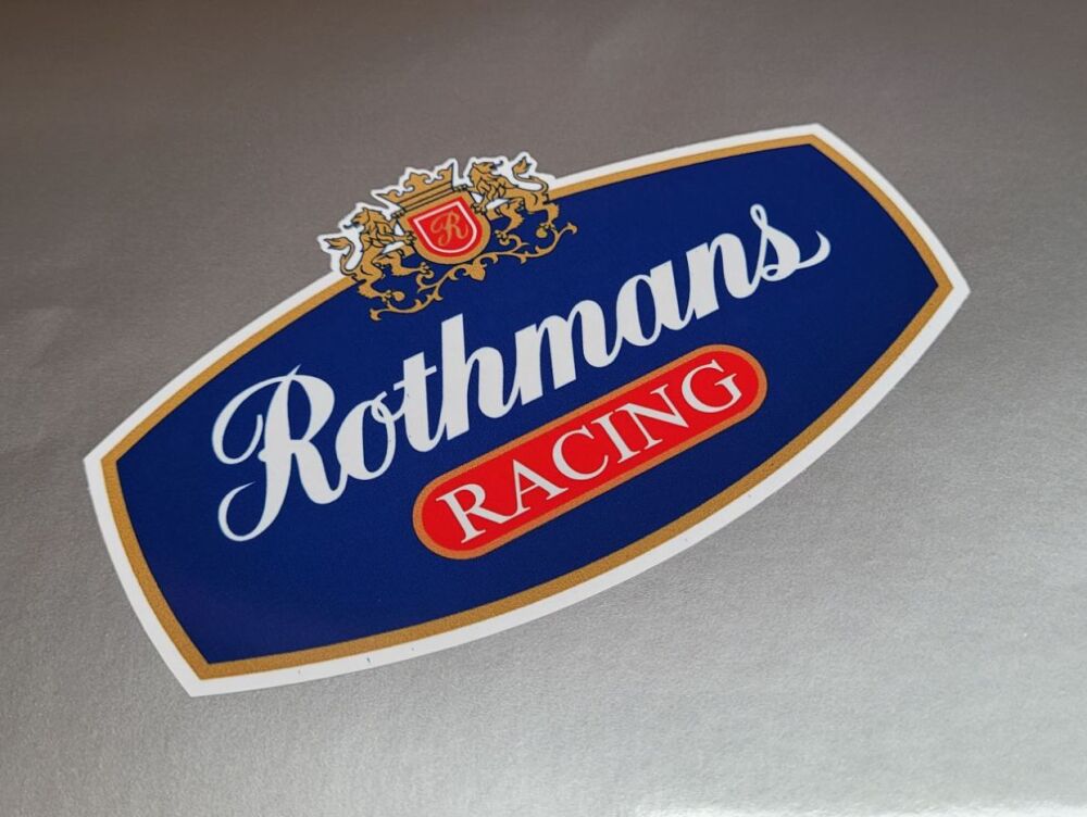 Rothmans Red Racing with Gold Outline Sticker - 6