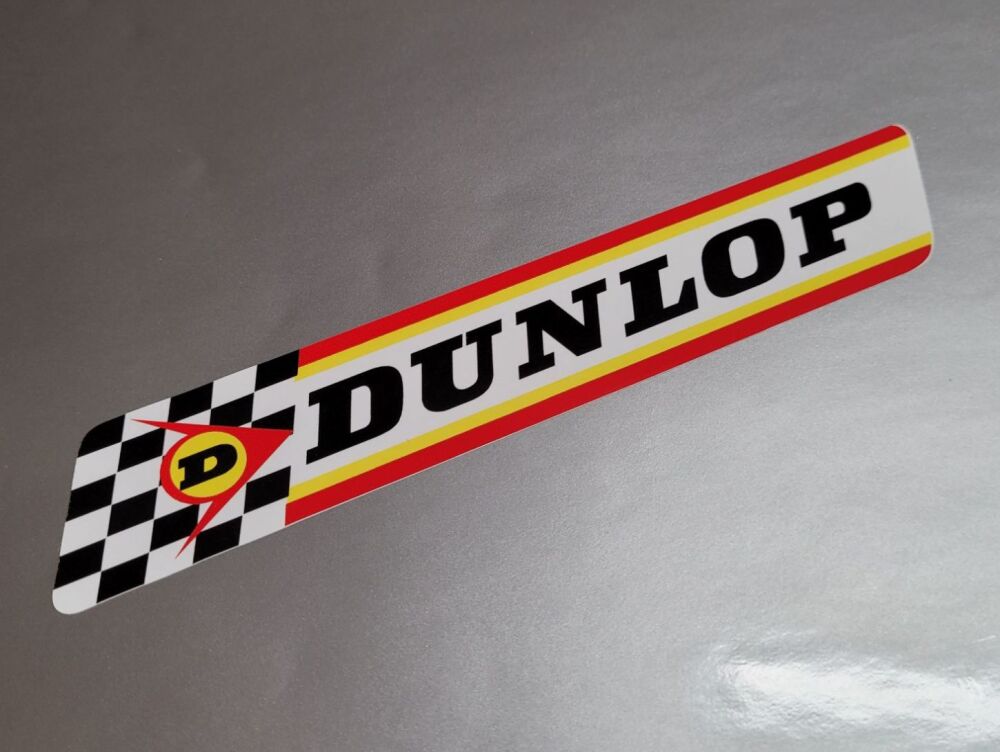 Dunlop Check & Stripes Rounded Corners Style Stickers - 8