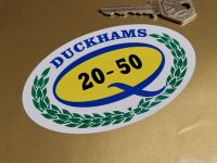 Duckhams Q 20-50 & Garland Stickers - 4" Pair