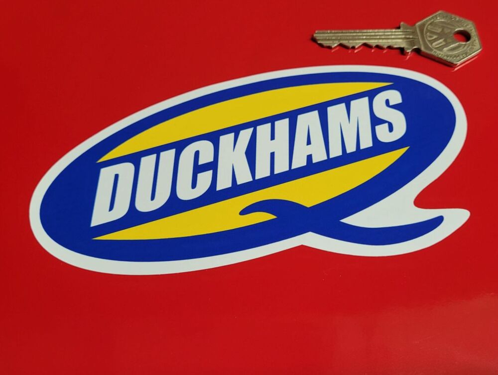 Duckhams 'Q' Shaped Stickers - 6" or 8" Pair