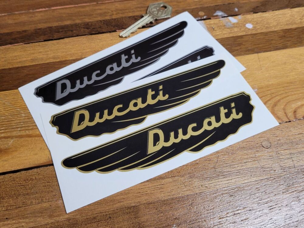Ducati Handed Wing Stickers - 4
