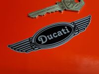 Ducati Winged Helmet Sticker - 3.5