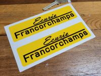 Ecurie Francorchamps Stickers - 5