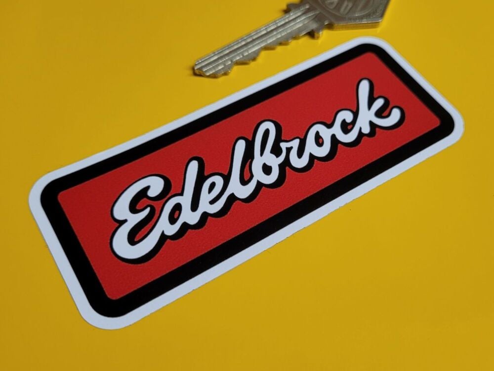 Edelbrock Performance Parts Stickers - 4", 6", or 8" Pair