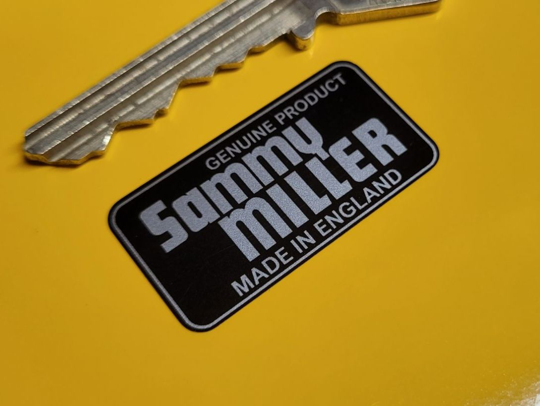 Sammy Miller Genuine Product Sticker - 35mm
