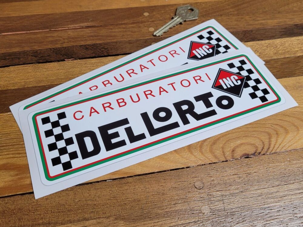 Dellorto Carburatori Inc Oblong Stickers - 8