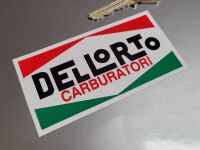 Dellorto Carburatori Oblong Stickers - 2", 4", 5", 6" or 8" Pair