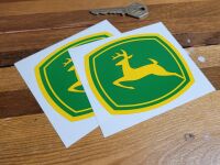 John Deere Leaping Deer Stickers - 4