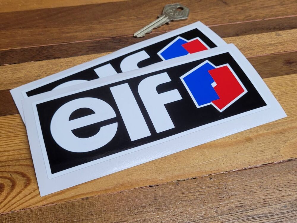 Elf F1 & F2 Style Oblong Stickers - 6" or 10.5" Pair