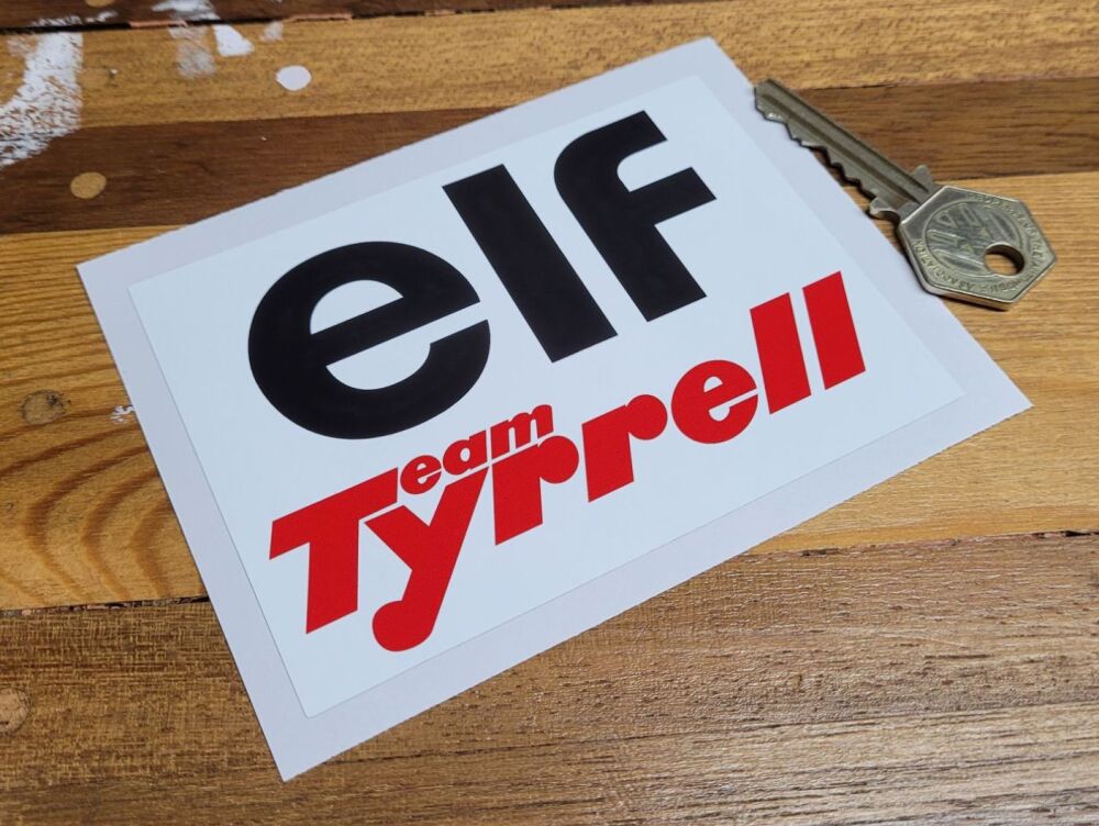 Team Tyrrell & Elf Sticker - 4.5