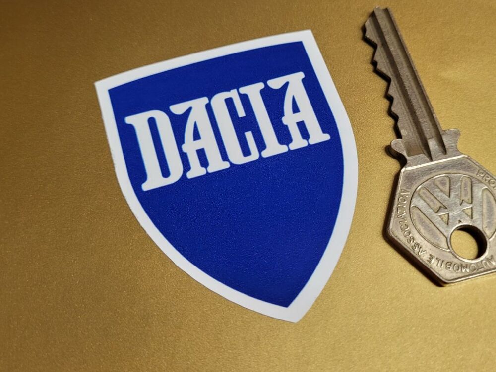 Dacia Shield Shaped Stickers - 2" Pair