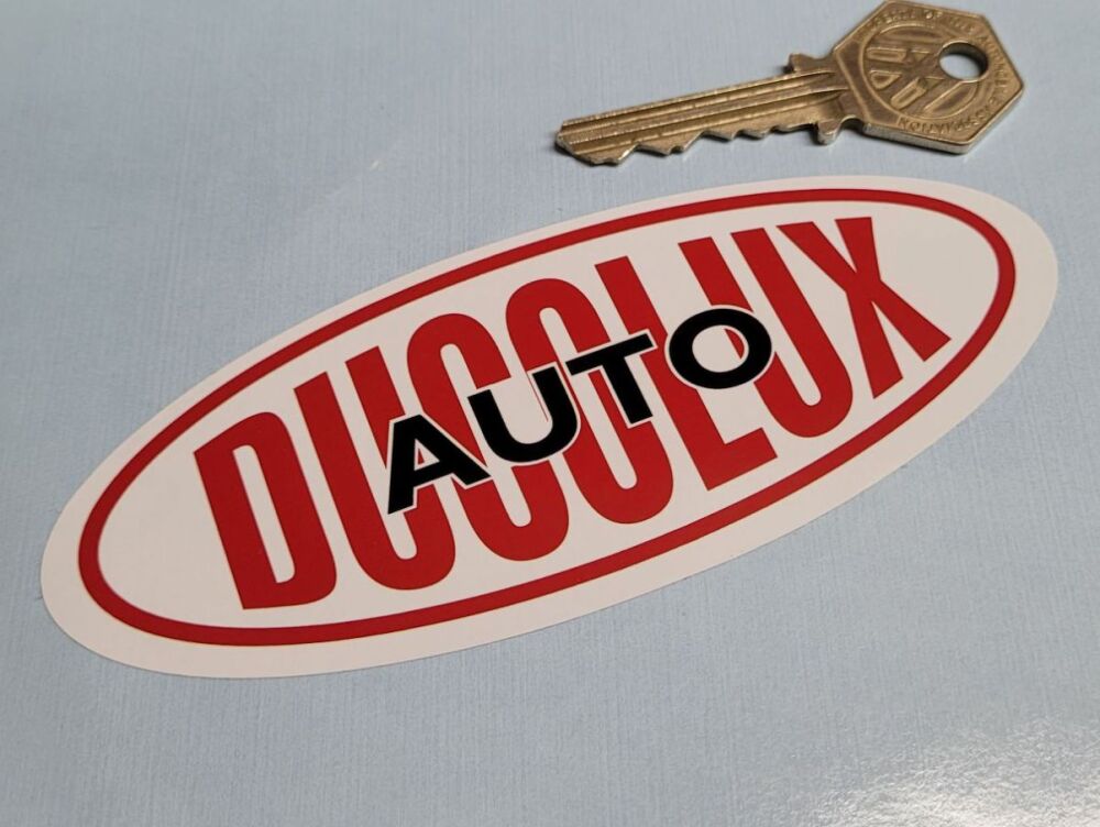 Ducolux Auto Oval Stickers - 5" Pair