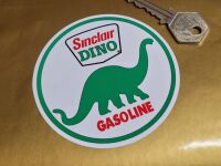 Sinclair Dino Gasoline Circular Stickers - 3.5