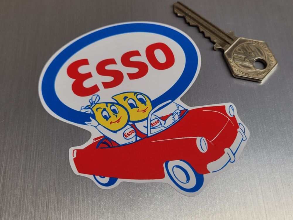 Esso Oil Drip Couple in Car Stickers - 4