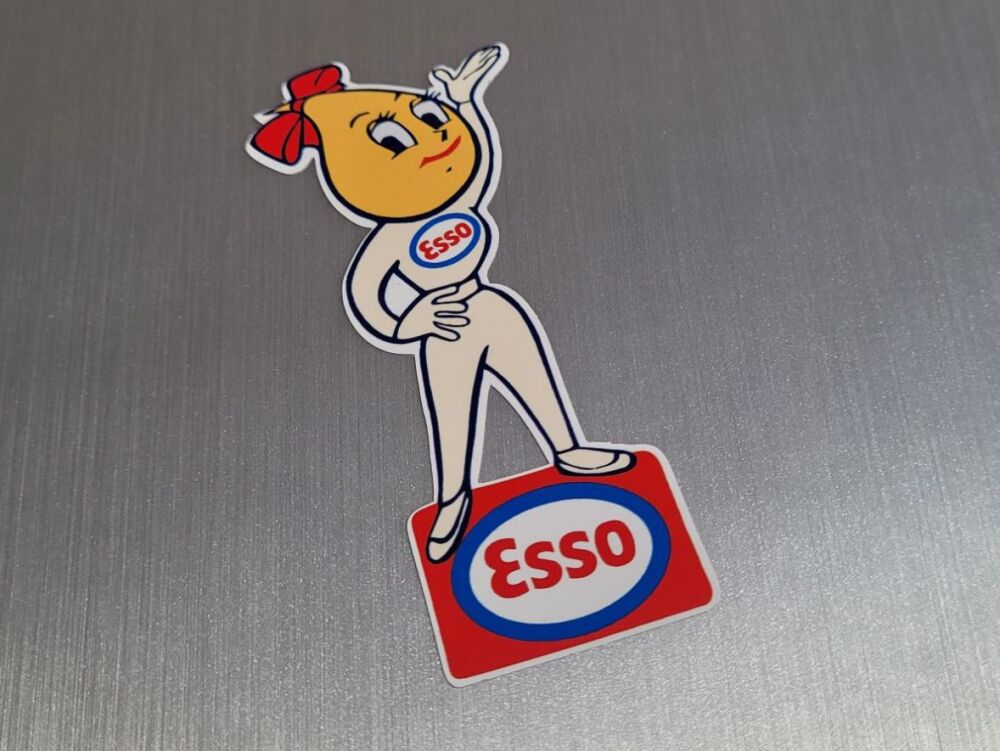 Esso Girl Sticker - 13.5"
