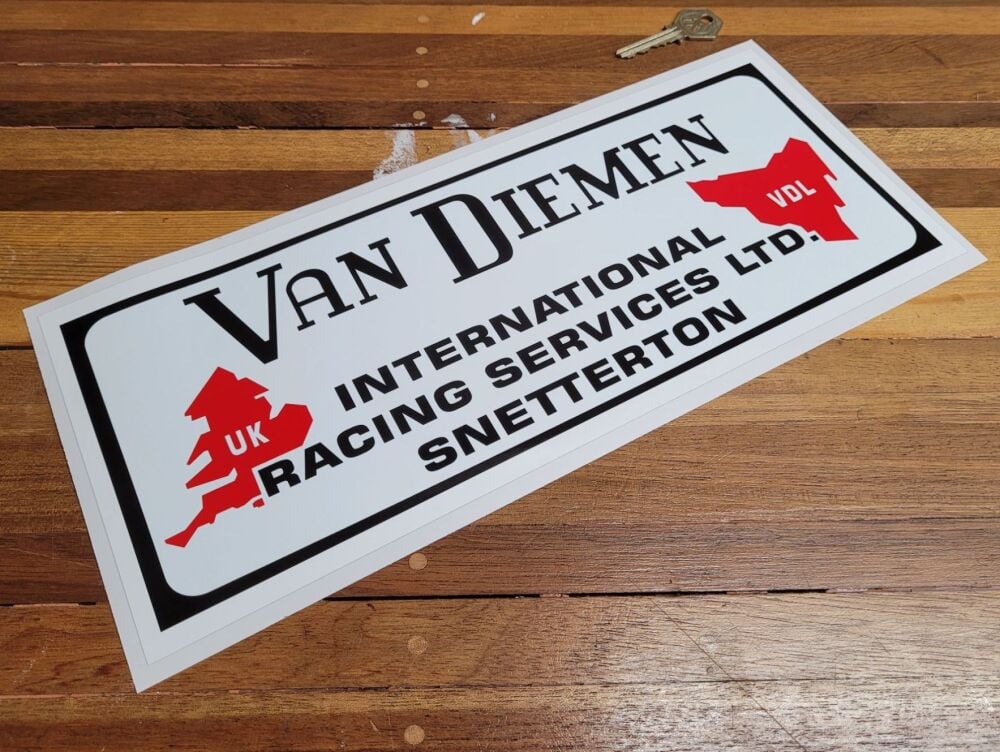 Van Diemen Racing Services Sticker - 14