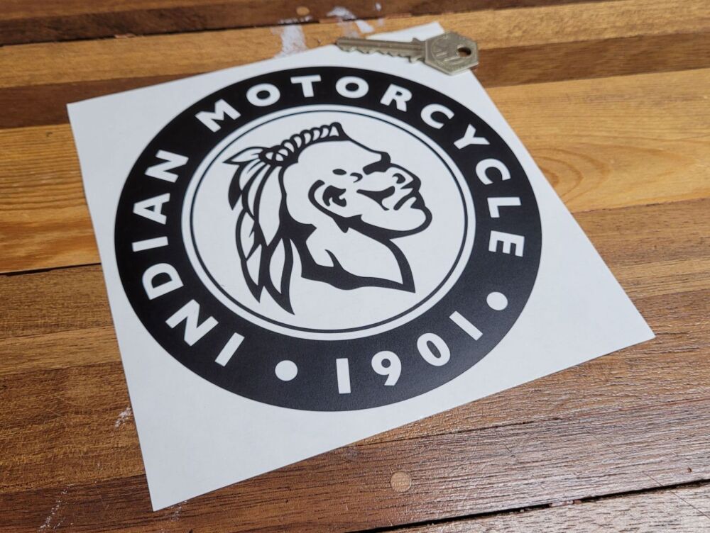 Indian Motorcycles Circular Brave Cut Vinyl Sticker - 6