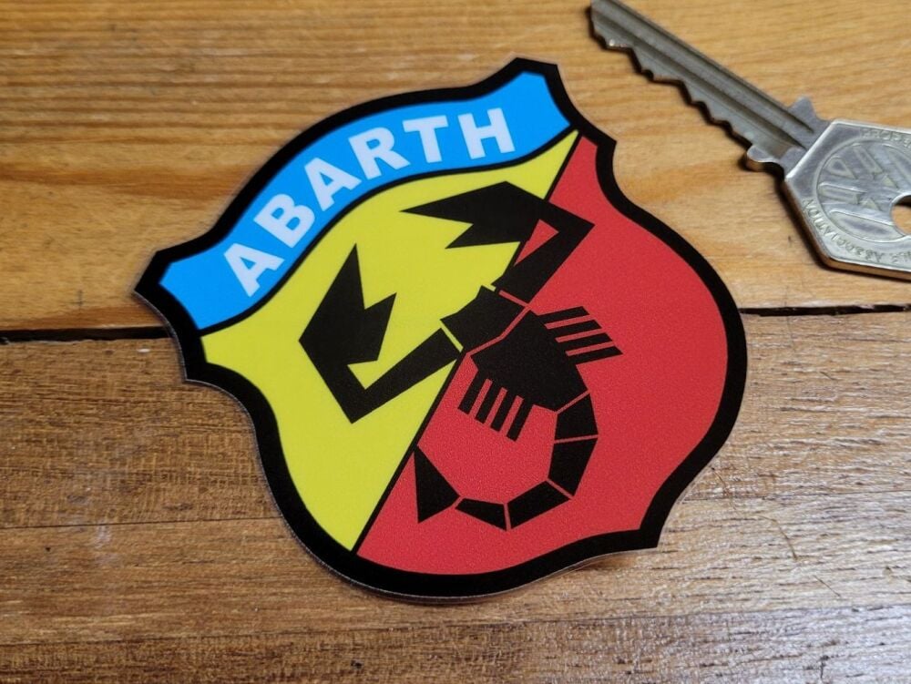 Abarth & Co Tune Sport Shield Window Sticker - 3"