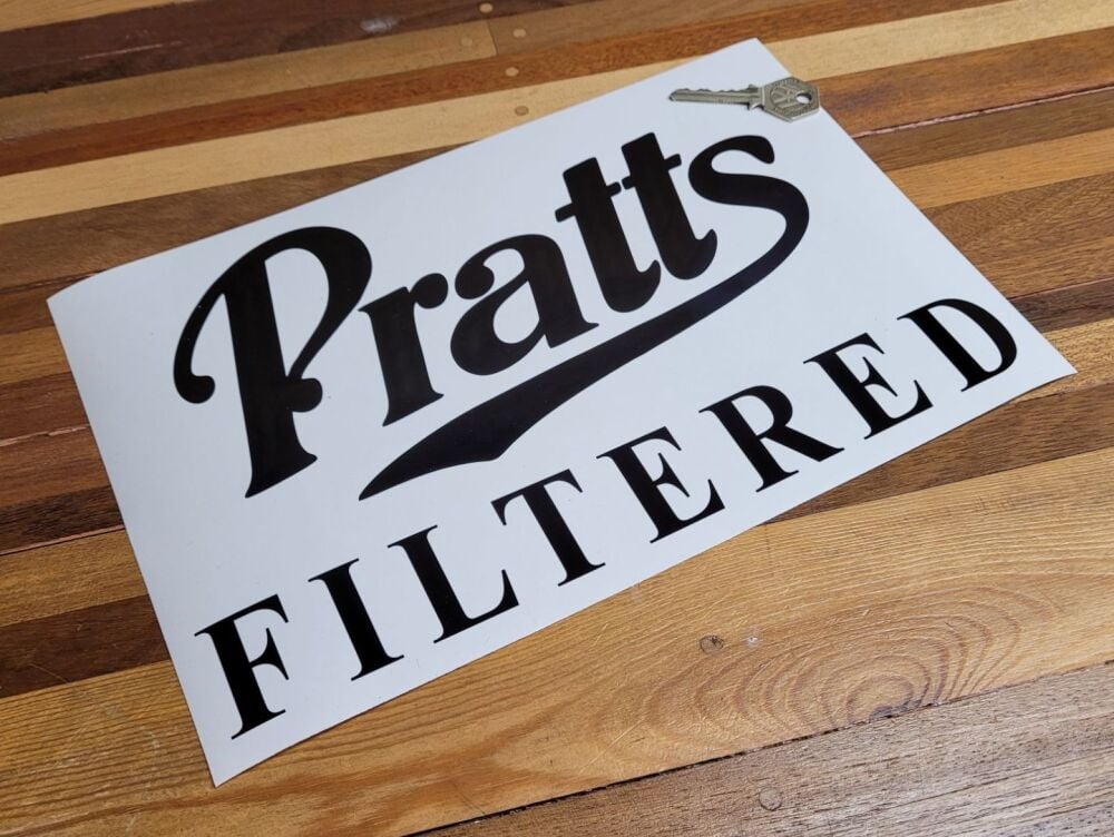 Pratt's Filtered Cut Vinyl Sticker - 11.75