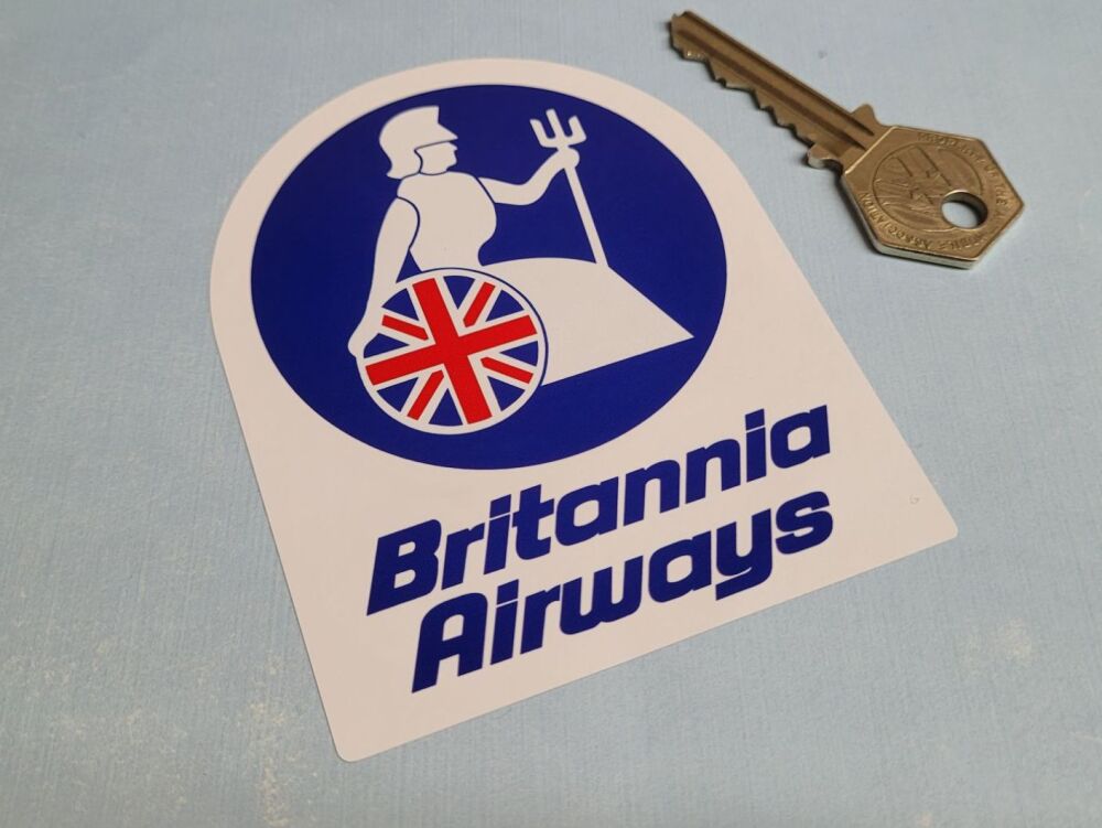 Britannia Airways Logo Sticker - 4"