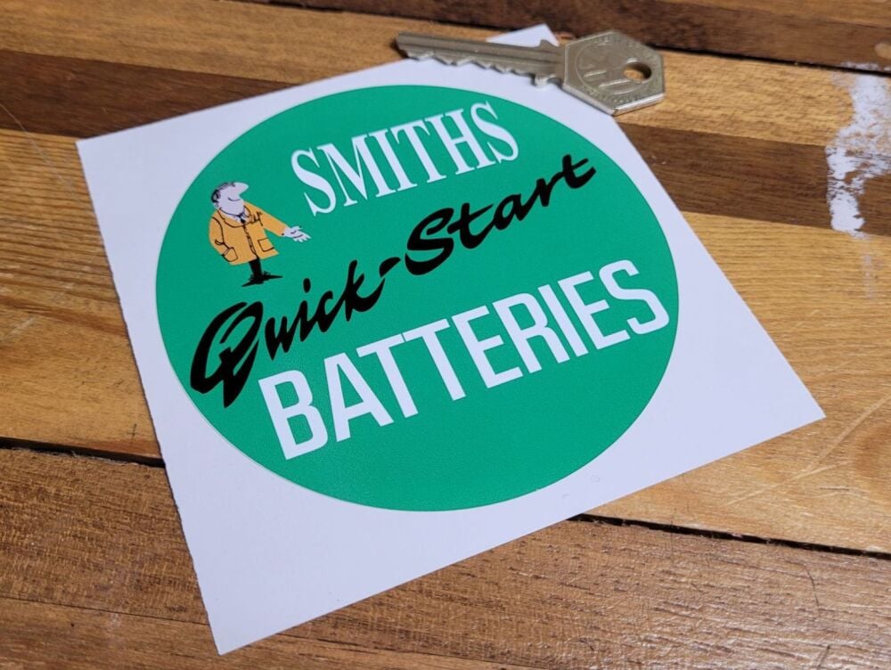 Smiths Quick-Start Batteries Sticker - 4
