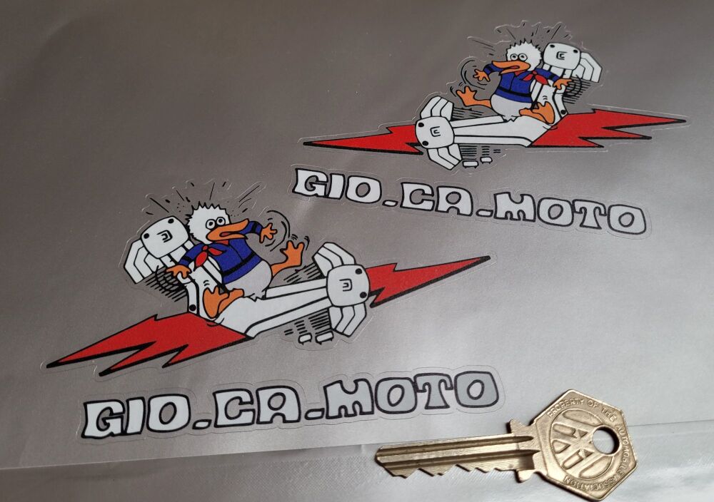 Ducati Gio.Ca.Moto Stickers - 4.75" Handed Pair