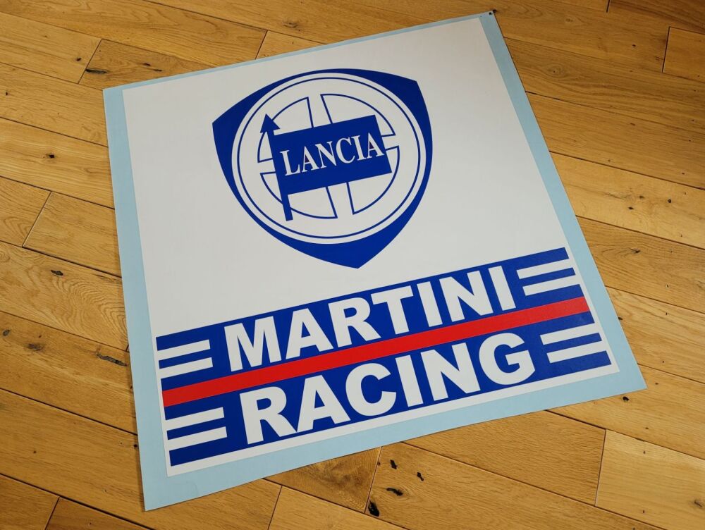 Lancia Martini Racing Sticker - 22.5" - Slight Second 068