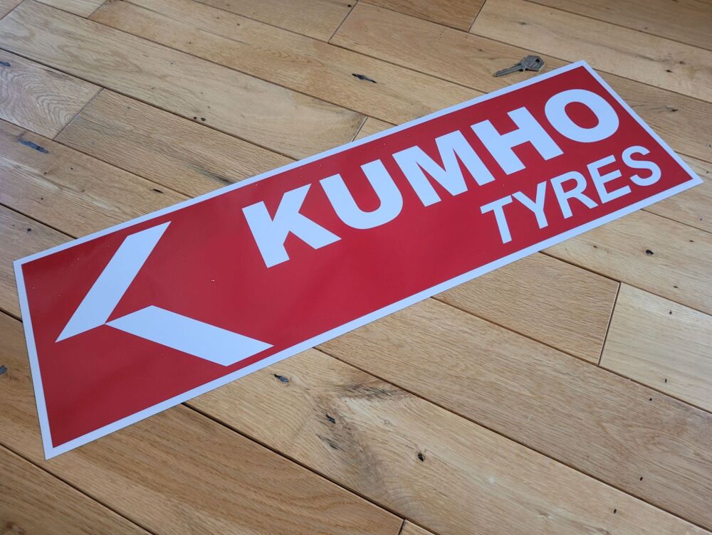 Kumho Tires Sticker - 25.5" - Slight Second 070