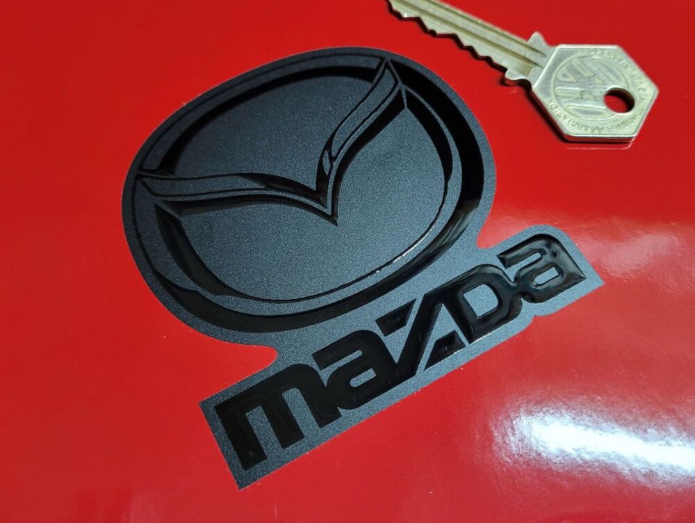 Mazda High Gloss & Matt Subtle Finish Sticker - 3"