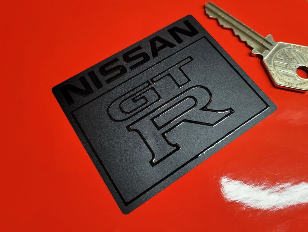 Nissan GTR High Gloss & Matt Subtle Finish Sticker - 3"