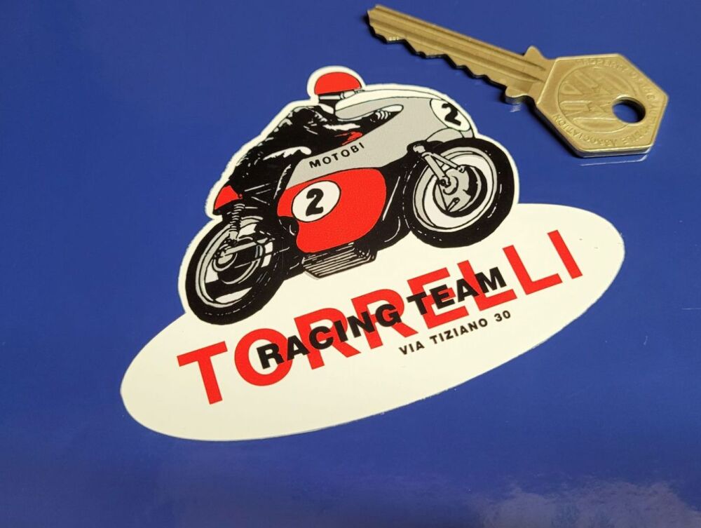 Torrelli Racing Team Motobi Sticker - 3.5"