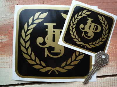 John Player Special Garland Square Stickers. 3" or 5" Pair.