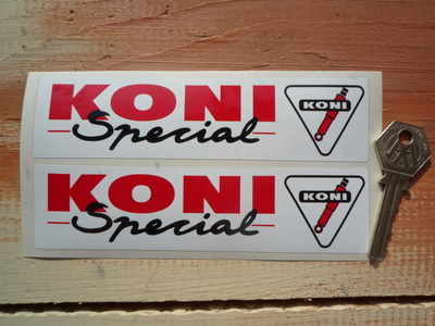 Koni Special Oblong Stickers. 6" Pair.