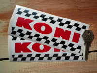 Koni Chequered Oblong Stickers. 6