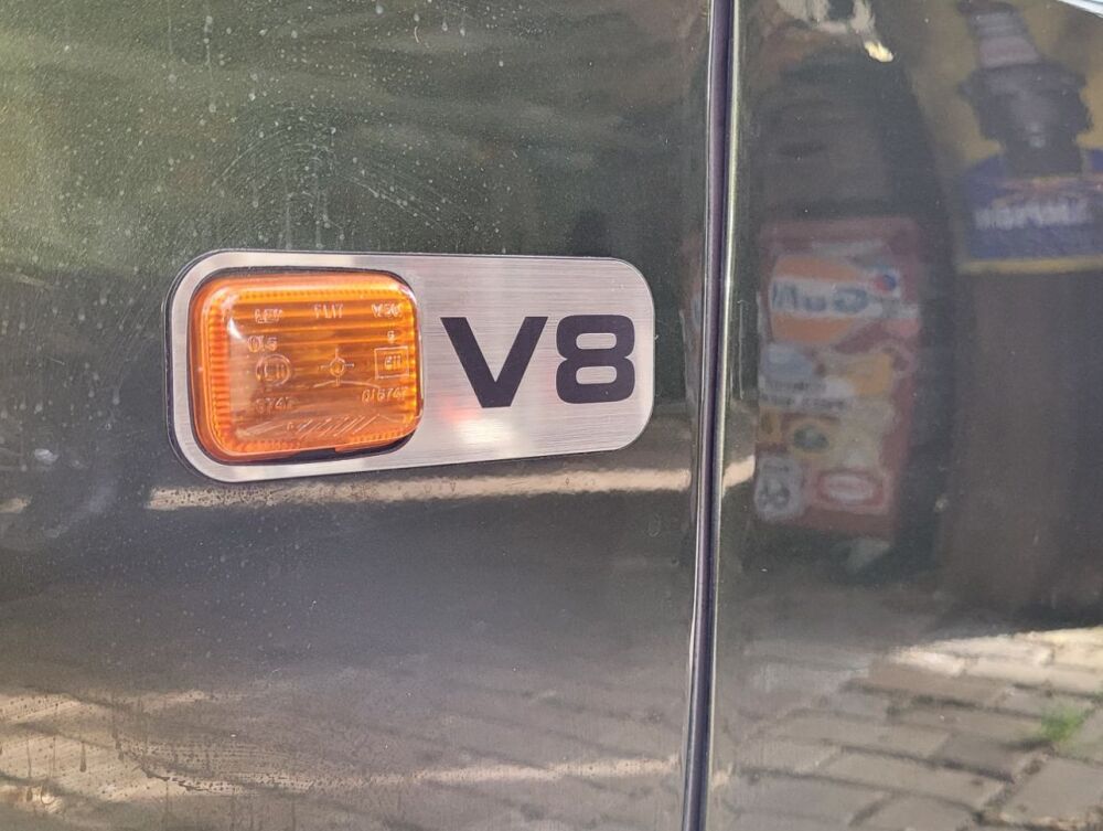 V8 Indicator Repeater Light Badges - 4" Pair