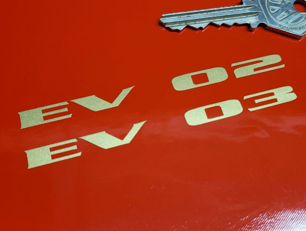 MV Agusta F4 EV 02/03 Stickers - 3.75" Pair