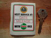 Lotus & Castrol Oils Service Sticker. 2.75".