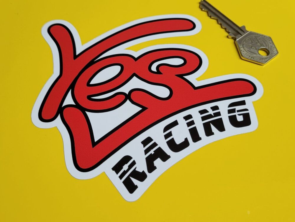 Yes Racing Shaped Stickers - 5" Pair